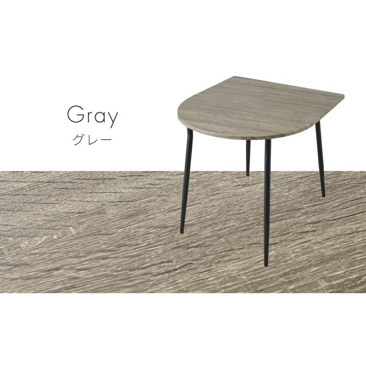 ダイニングテーブル 半円 80×90cm 壁付け カフェテーブル 2人用 二人用
