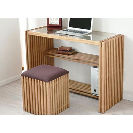 高知インター店 Forest 木製 デスク 天然木 北欧 パソコンデスク ガラス 勉強机 Pcデスク 学習 書斎 机 作業机 おしゃれ アンティーク I字 代引不可 Supplystudies Com