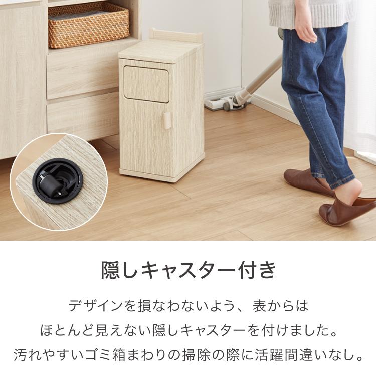 ゴミ箱 スリム おしゃれ 30L スイング扉式トラッシュボックス ロー