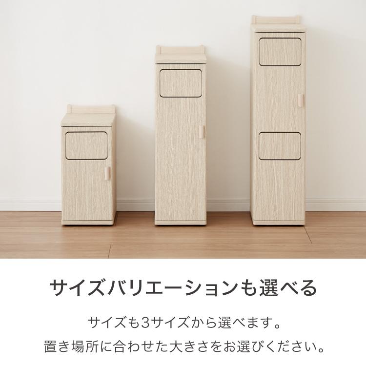 ゴミ箱 スリム おしゃれ 30L スイング扉式トラッシュボックス ロー