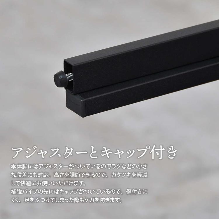ガラスセンターテーブル Arca 強化ガラス×収納棚付きシンプルデザイン