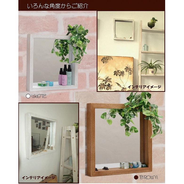 リコメン堂 ボックスミラー 幅30 壁掛けミラー 壁掛け 鏡 木製フレーム