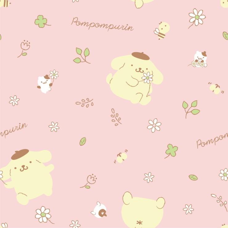 ポムポムプリン 布団カバー 3点セット 洋式 シングル 枕カバー