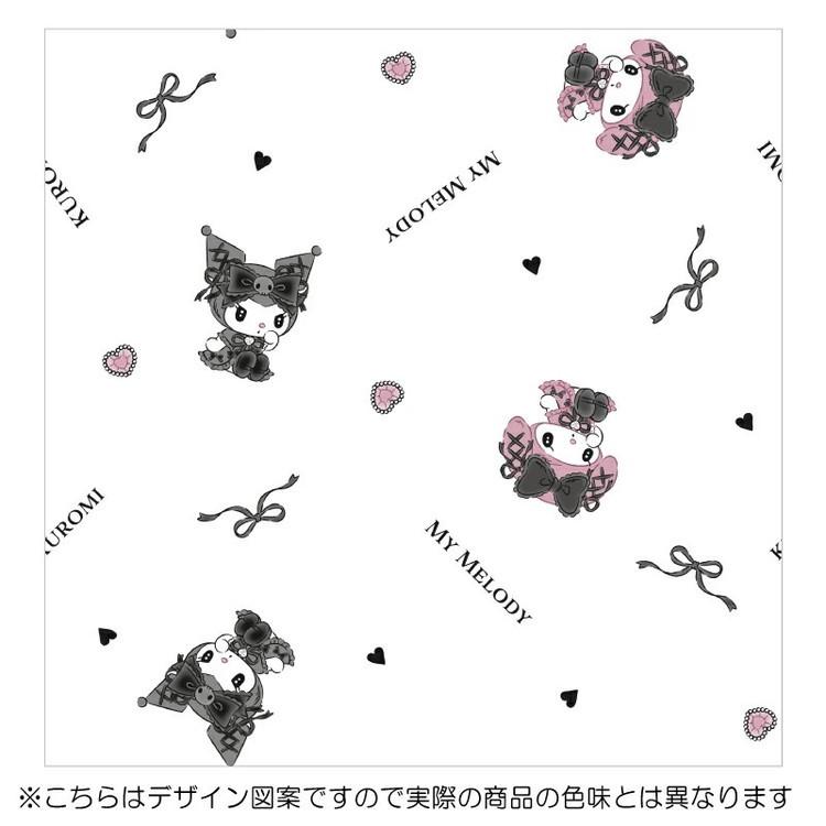 クロミ&マイメロディ 真夜中のメロクロ 2枚組 レースカーテン UVカット