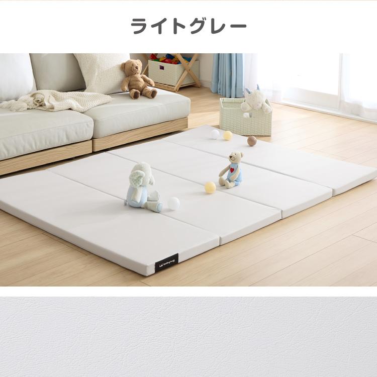 折り畳みマットレス 140×200cm 厚さ4cm 4つ折り プレイマット 赤ちゃん