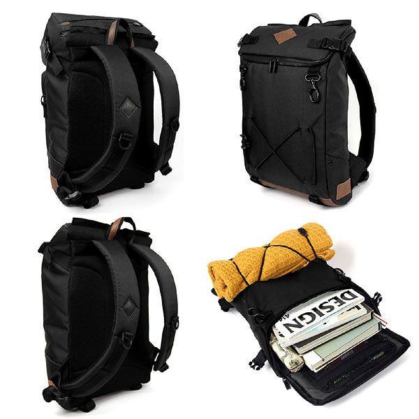 MONSTER REPUBLIC [モンスターリパブリック]CELL DIVISION-LAPTOP-#002 / BLACK ブラック & BROWN MR-921523デイパック ショルダー ウェストポーチ CELL DIVISION LAPTOP #002