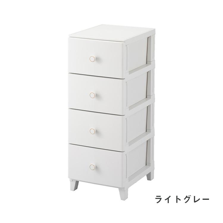 日本製 収納ケース チェスト 幅34cm 4段 ルームス コンベッソ ROOM'S