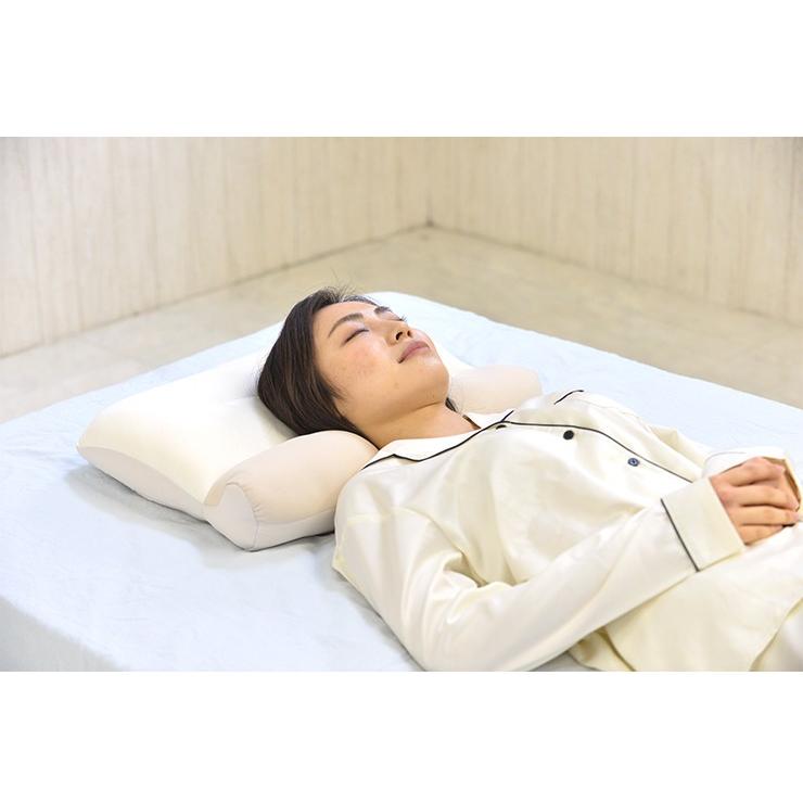 日本製 ネックストレッチピロー 枕 枕難民 フィット感 体圧分散 カバー