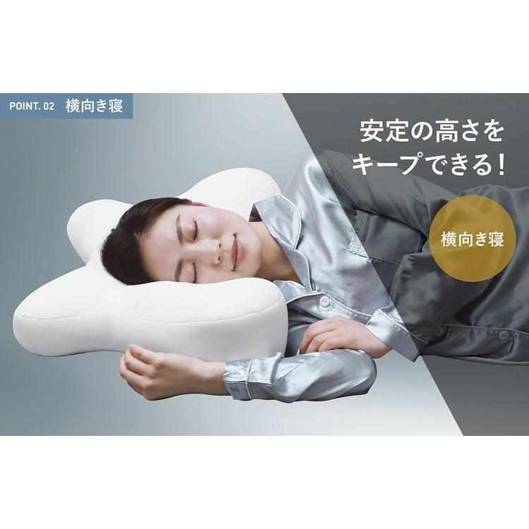 目覚ましテレビで紹介！ 睡速1.0 枕 幅60cm×奥行40cm 専用カバー付き X