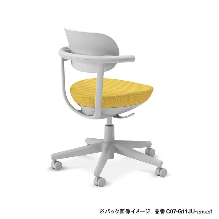 メーカー直送 カジュアルチェア パロ スタンダードタイプ 背樹脂タイプ スタンダードタイプ 本体ブラック ブラック脚 C07-B11JU-BKE2BK1 代引不可_1