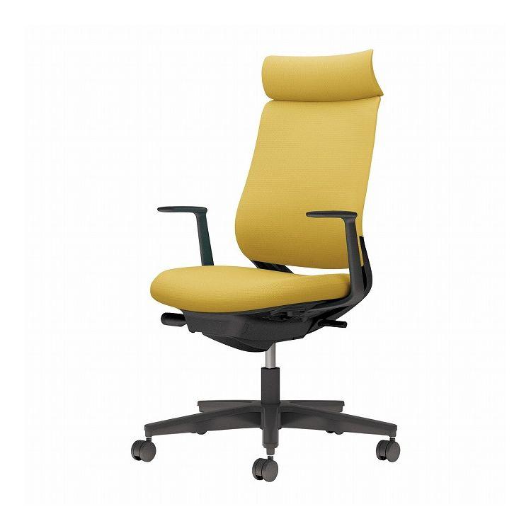 メーカー直送 コクヨ オフィスチェア 椅子 イス チェア ミトラ2 L型肘 ブラック オリーブイエロー 代引不可 :c9-b390cu