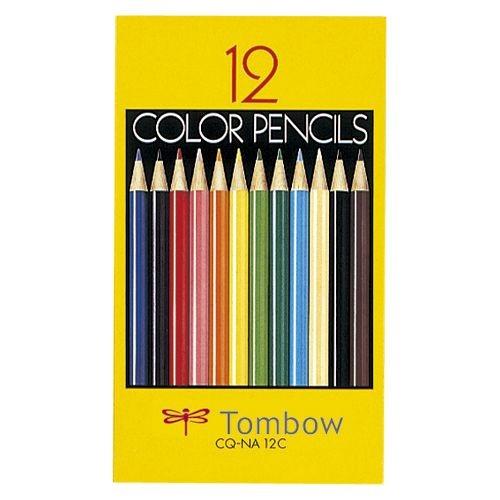 トンボ鉛筆 色鉛筆 紙箱 12色 NA 1 個 CQ-NA12C 文房具 オフィス 用品｜recommendo
