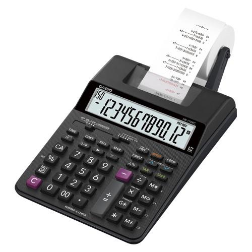 カシオ プリンター電卓 ブラック 1 台 HR-170RC-BK 文房具 オフィス 用品