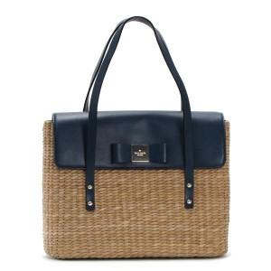 ケイトスペード kate spade ハンドバッグ pxru4738 large luisa natural/french navy nv
