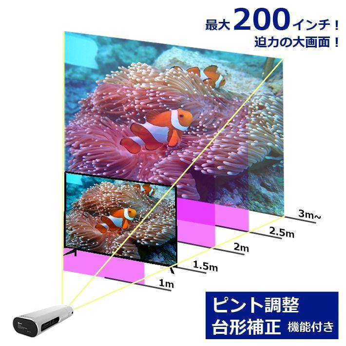 MINI プロジェクター CK4 モバイル ワイヤレス 家庭用 Bluetooth スマホ WiFi Android 映画 ミニシアター ホームシアター 小型 壁 天井 投影 代引不可