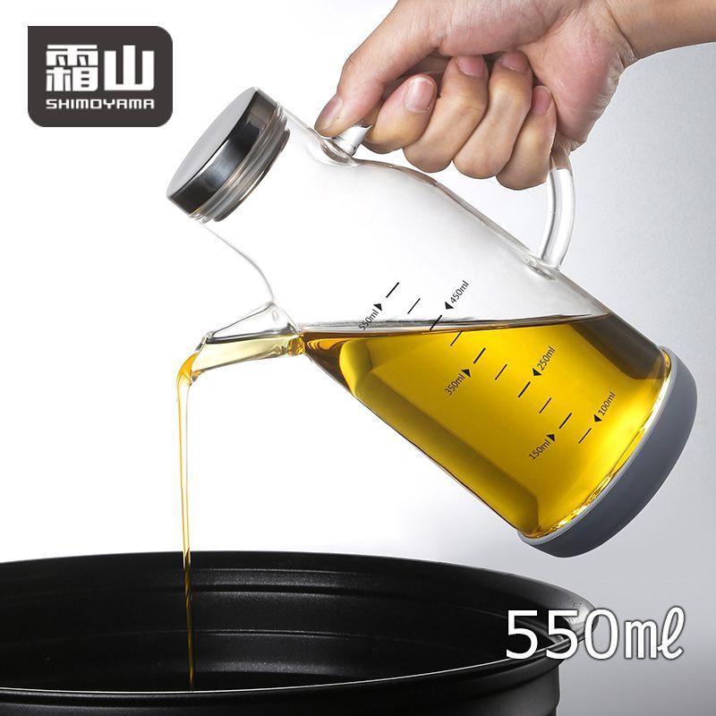 オイルボトル 550ml ガラス 液だれしない オイル差し 調味サーバー オイルポット ドレッシングボトル おしゃれ 取っ手付き 代引不可 リコメン堂 通販 Paypayモール