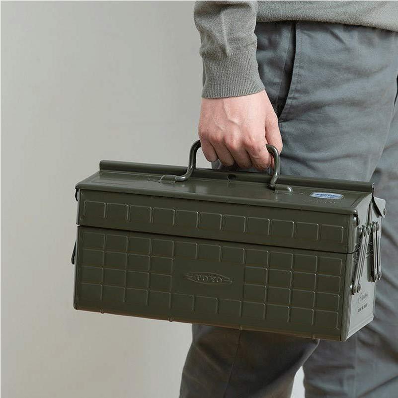 カラー2段式工具箱 ST-350 東洋スチール TOYO スチール製 工具箱