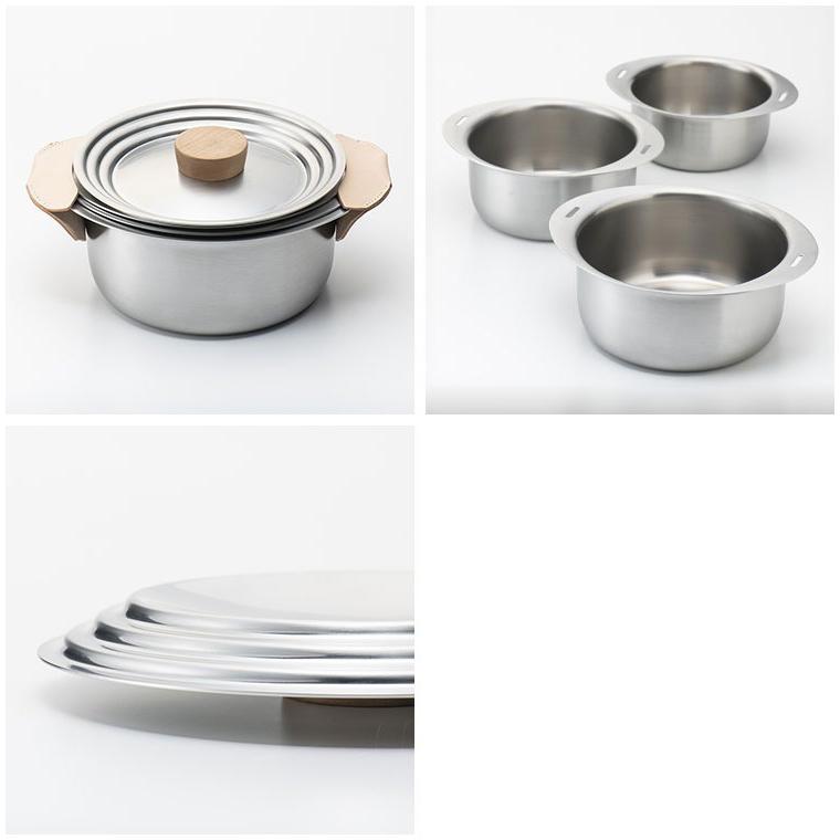 日本製 燕三条 K&A Miyaco オールマイティーポット 16cm 18cm 日本製 燕三条 K&A Miyaco オールマイティーポット 16cm 18cm