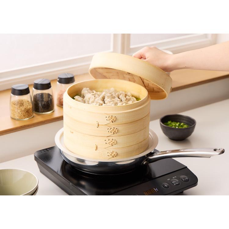 日本製 アルミ製 せいろ用受け台 せいろ21cm用 蒸篭用受け台 セイロ用