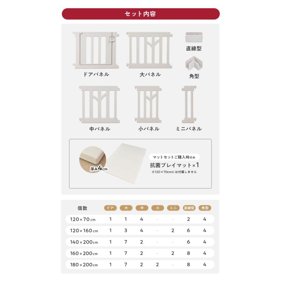 popomi ポポミ ベビーサークル tree ツリー ハイタイプ 長方形 赤ちゃん ベビー 子ども 子供 キッズ 簡単 扉付き ドア付き パネル ベビーフェンス 代引不可の画像