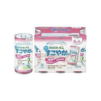 ビーンスターク 液体ミルク すこやかM1 200mL ×6本 012408451