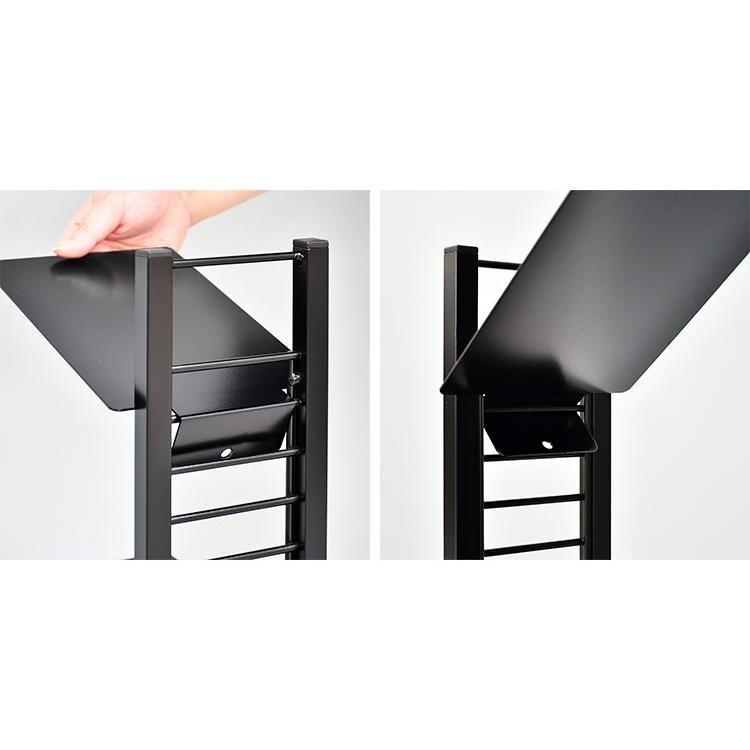 日本製 飾るシューズラック 5段 フロートシューズラック 5足用 スリム