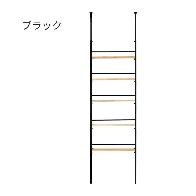 日本製 省スペース スリムウォールラック 幅70 奥行12.5 壁面収納 工具不要 天然木 突っ張り棚 突っ張りラック つっぱり 棚 シェルフ 隙間収納 代引不可_11