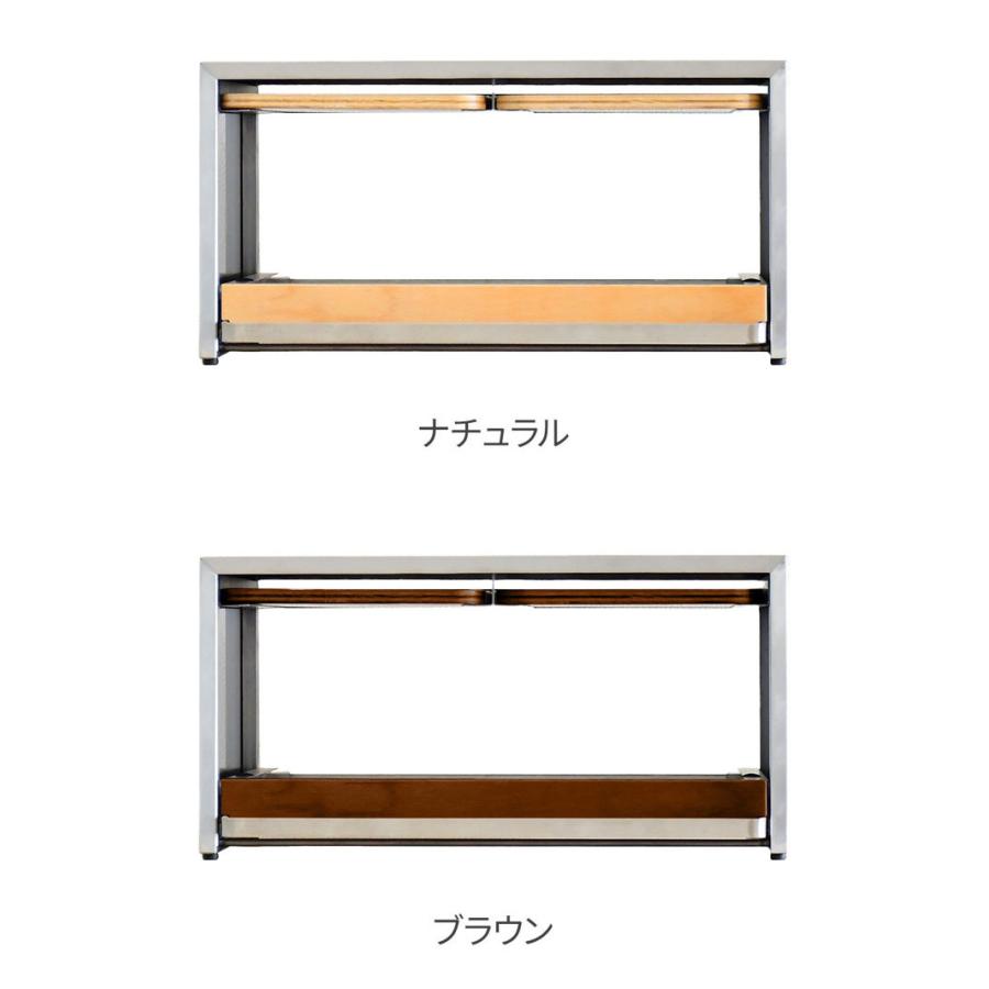 引出し付き トースターラック ステンレス頑丈棚板 10117 rootis 日本製 トースターラック 完成品 耐荷重20kg 幅36cm 引出し付き