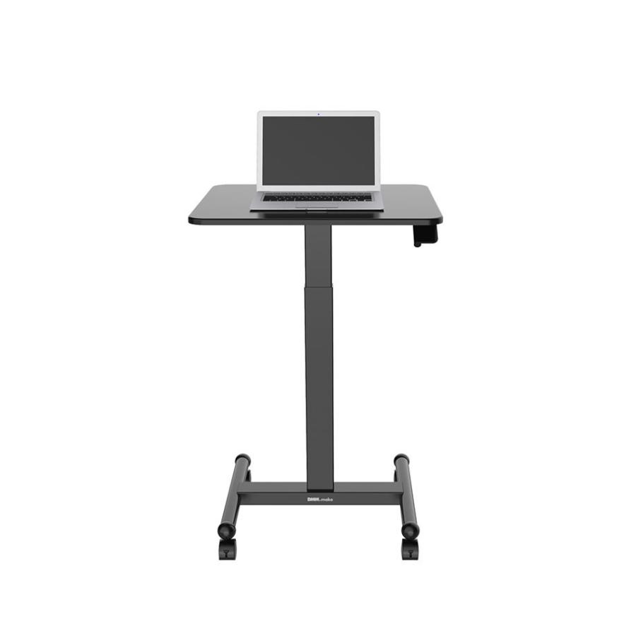 DMM.make キャスター付き昇降デスク 600ブラック DKS-LDC600B 代引不可