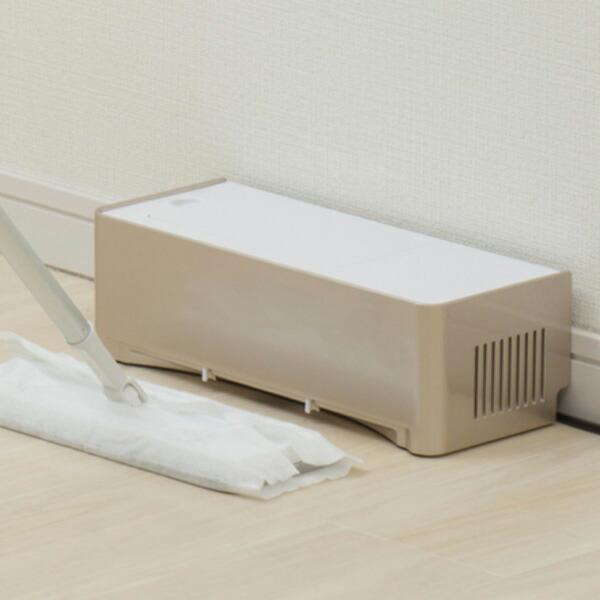 (新品)電気ちりとり ZN-DP24-WH 電気ちりとり ZN-DP24-WH 電動ちり取り フロアワイパー用掃除機 吸引