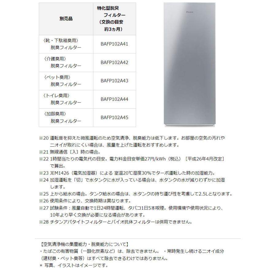 DAIKIN 空気清浄機 ACKB70Y-S 新品未使用 ダイキン（DAIKIN） UV加湿ストリーマ空気清浄機 ACKB70Y-S
