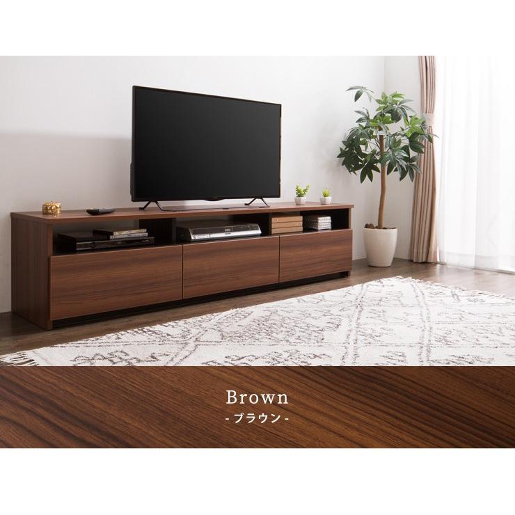 ローボード 幅180cm 日本製 大川家具 完成品 テレビ台 テレビボード テレビラック 木製 42インチ 32インチ 52インチ 代引不可 | ブランド登録なし | 03