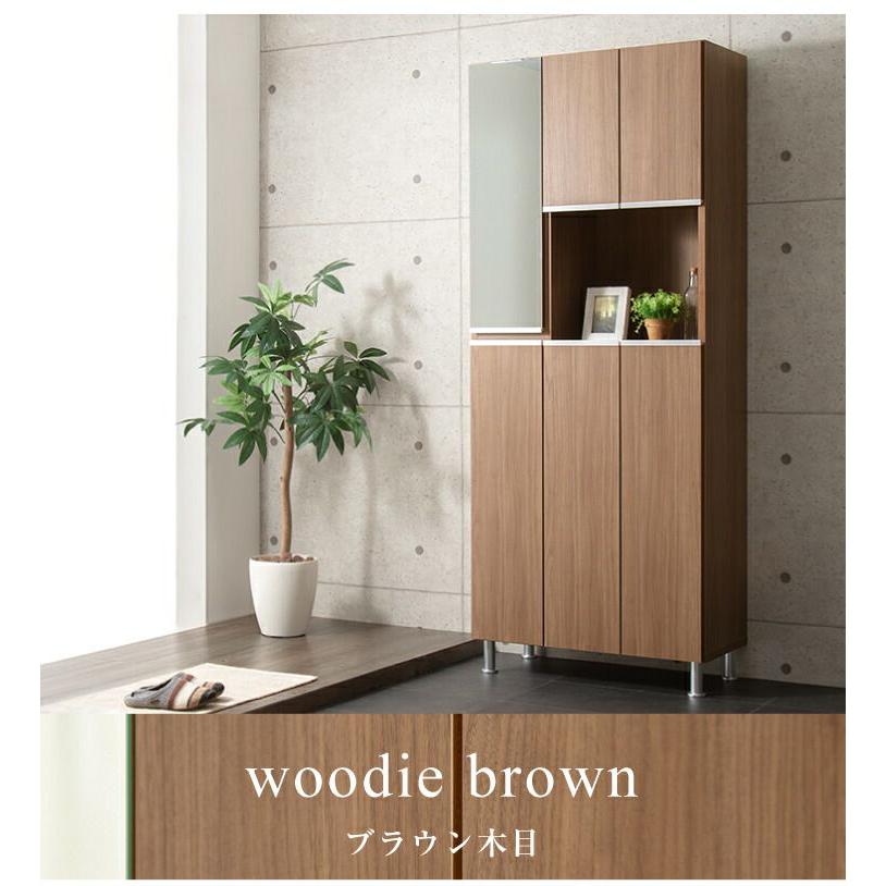 シューズボックス ハイタイプ ミラー付き 国産 大川家具 完成品 シューズボックス ハイタイプ ミラー付き 国産 大川家具 完成品