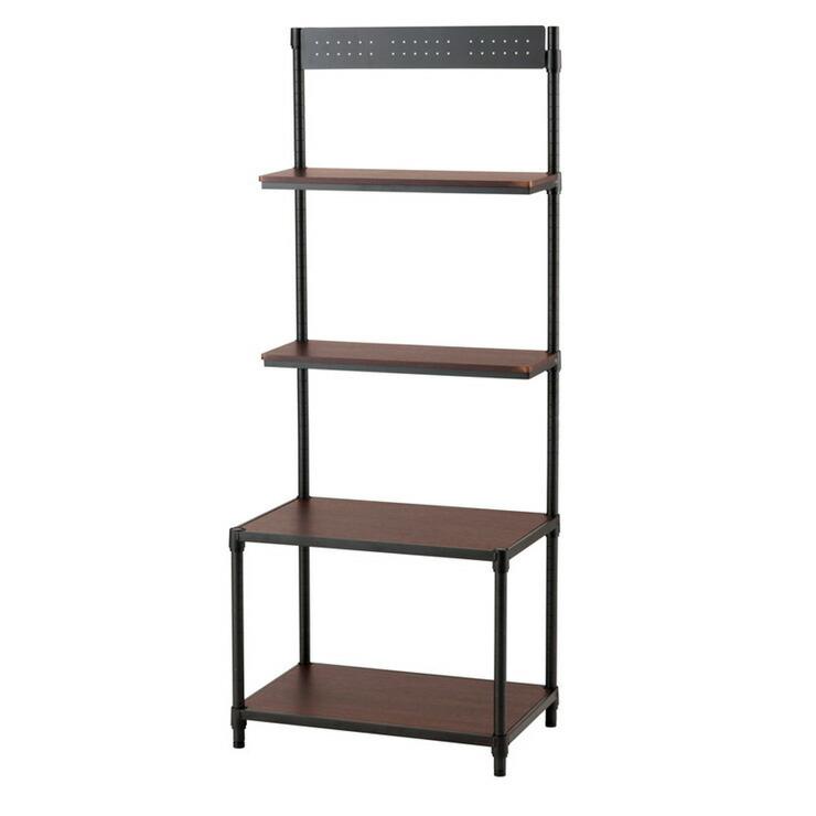 ドウシシャ ルミナス ノワール 壁面収納ラック60W 楽天市場】ドウシシャ ルミナスノワール 壁面収納ラック 60W 1台