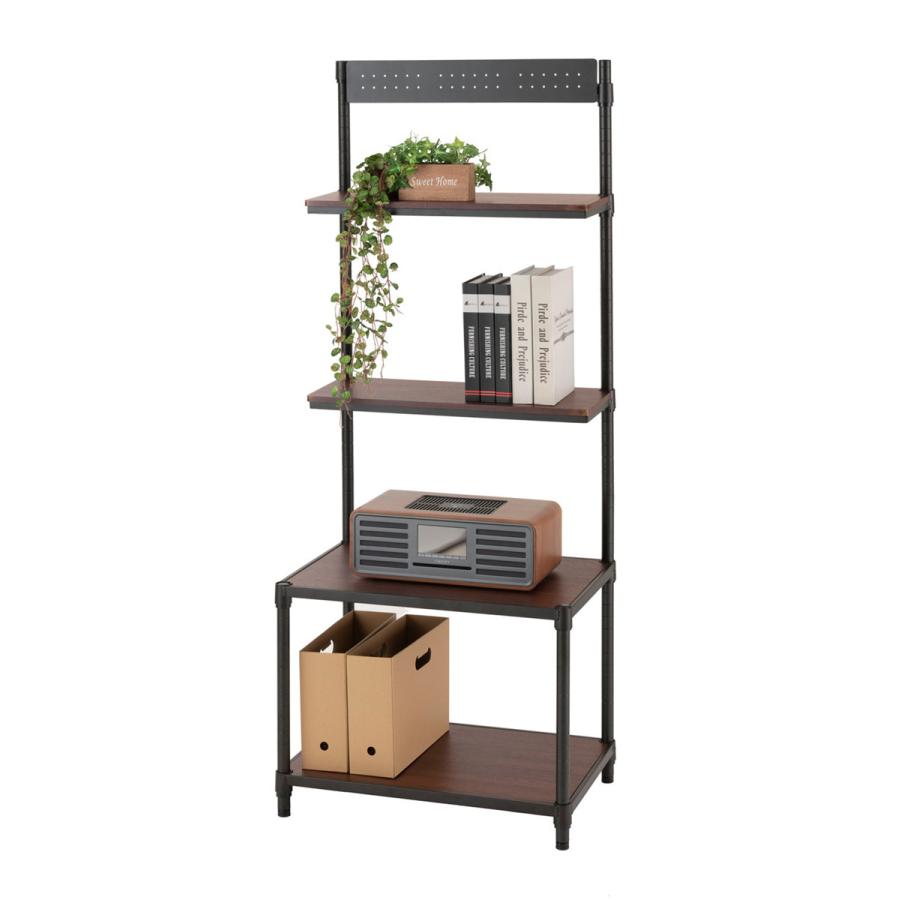 ルミナスノワール 壁面収納ラック 60W 幅60cm ポール径25mm Luminous