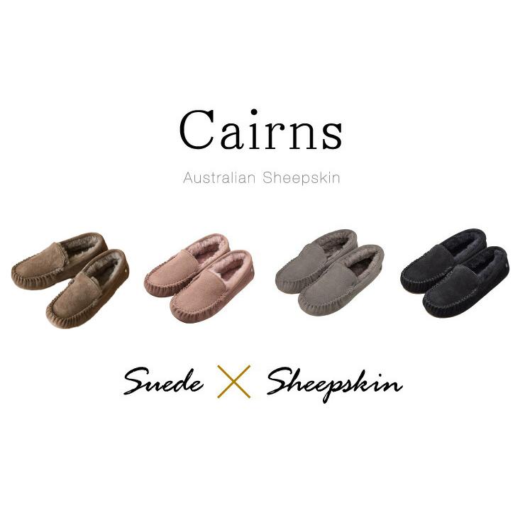 emu エミュ モカシン ケアンズ レディース シープスキン Cairns W11439