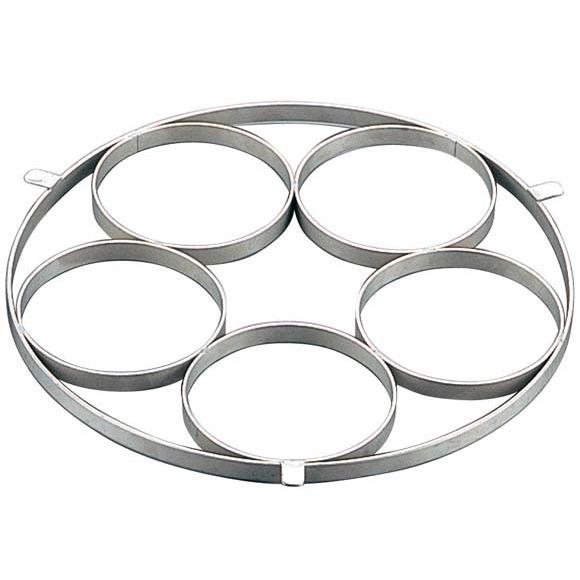 EBM 18-8 ゆで麺鍋用リング Bタイプ φ135×5穴 代引不可