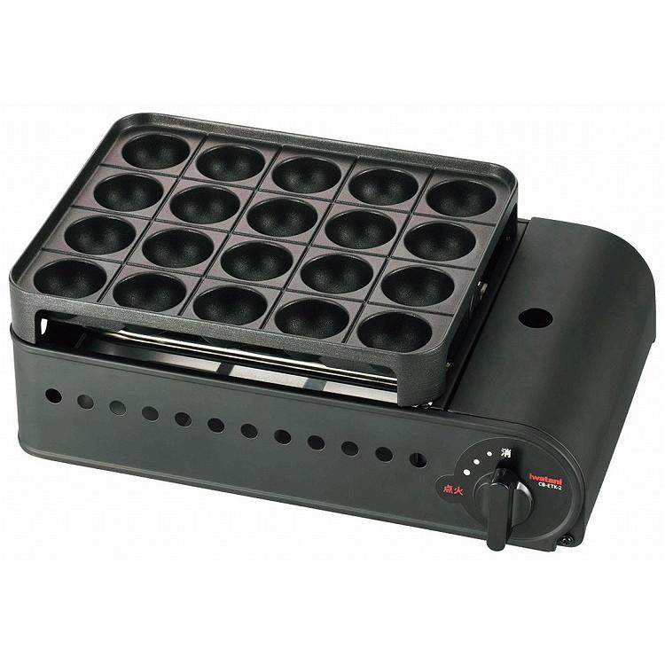【新品未開封⠀】iwatani ガスたこ焼き器 CB-ETK-2 Amazon | イワタニ 炎たこ2 カセットガス たこ焼き器 CB-ETK-2 5点