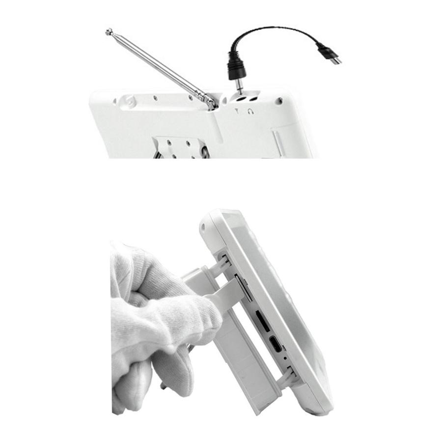 ポータブル テレビ ラジオ 付き 防災 防水 防塵 防錆 地デジ ワンセグ