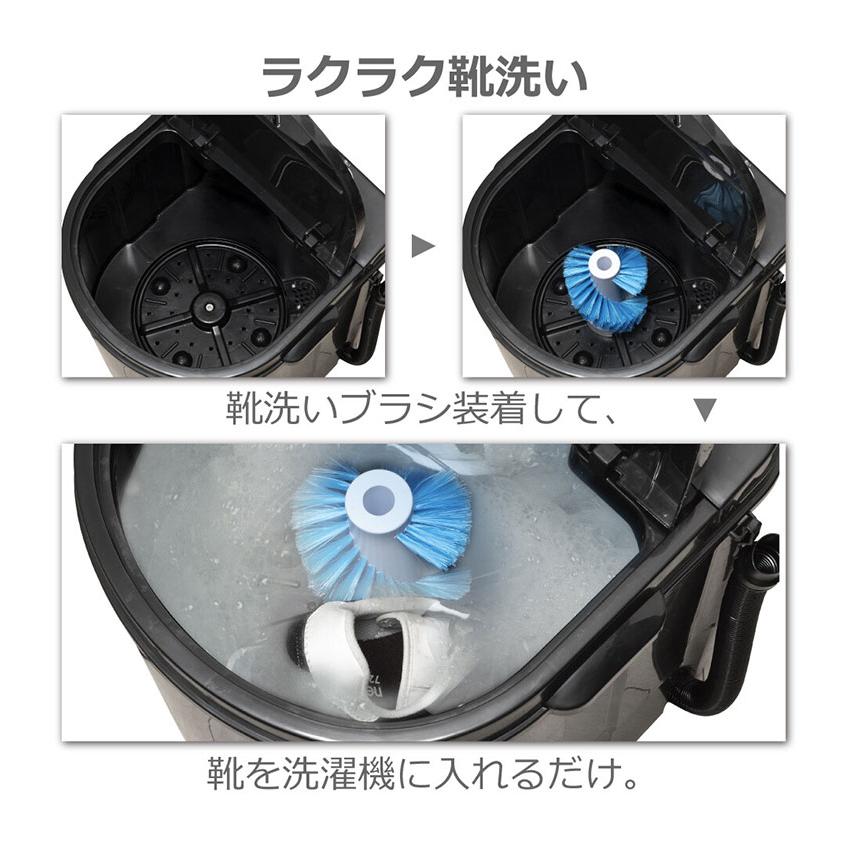 ポータブル洗濯機 1.2kg 洗いブラシ付きポータブル洗濯機ブラシde洗い