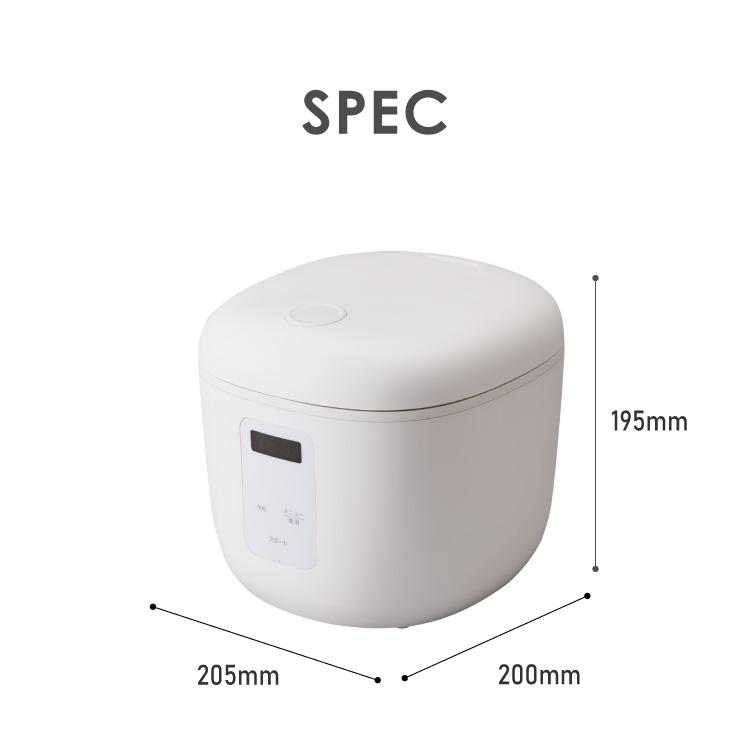 simplus シンプラス マイコン式 4合炊き炊飯器 SP-RCMC4 炊飯器 温度センサー付き 保温機能 レビュー＆報告で鮮度米新潟県産コシヒカリ2合プレゼント｜recommendo｜07