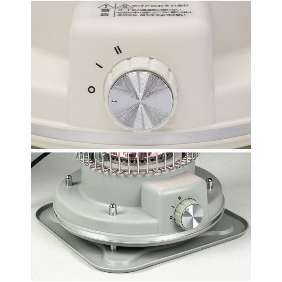 電気ストーブ レトロ調電気ストーブ 段階パワー切替 弱/強 軽量 約1.6