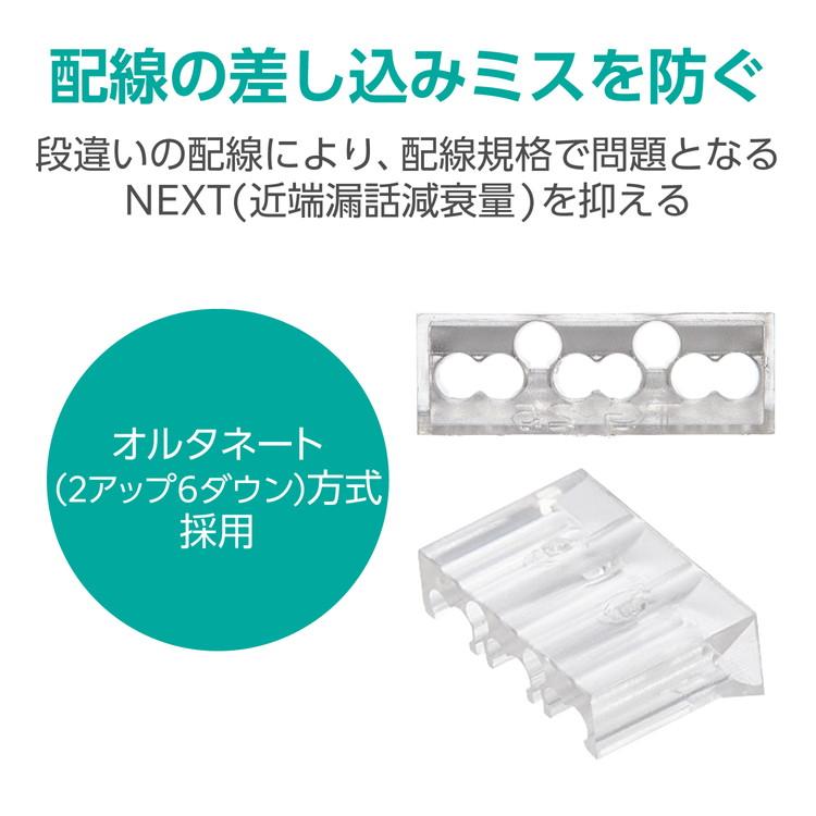 ELECOM RJ45 コネクタ Cat6A Cat6 LANケーブル 用 100個入り ELECOM RJ45 コネクタ Cat6A Cat6 LANケーブル 用 100個入り
