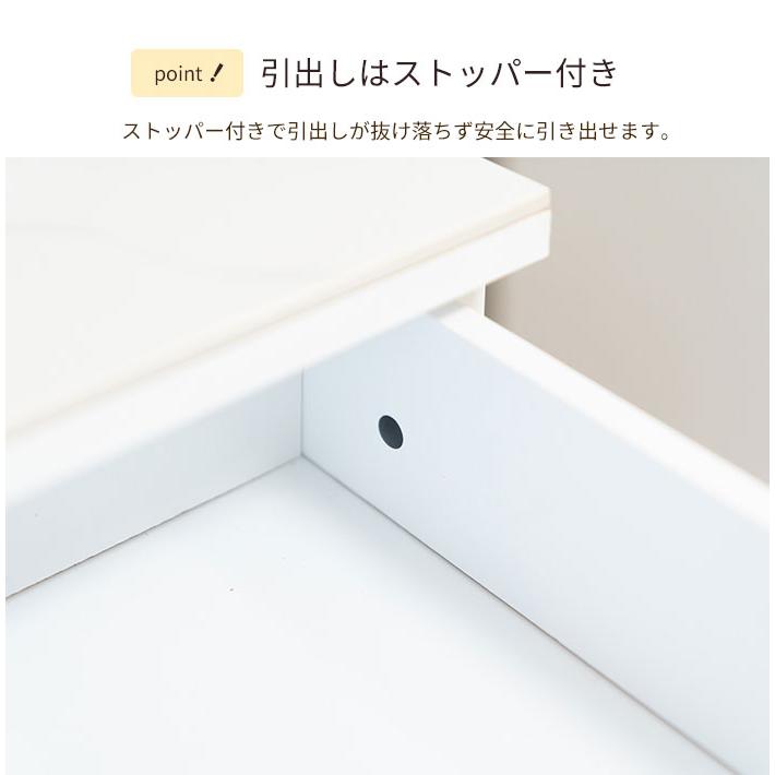 人造大理石天板 すき間収納ワゴン 幅20cm キャスター付き 引き出し キッチン収納 ランドリー収納 スリム 隙間収納 作業台 耐熱 耐水 耐衝撃 調味料_8
