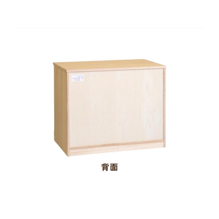 北欧風 総桐 クローゼットチェスト 幅100cm 3段 キャスター付き とのこ