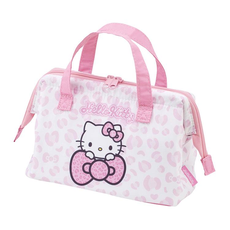 sanrio サンリオ ハローキティ ヒョウ柄 保冷 がま口 弁当箱 ランチ