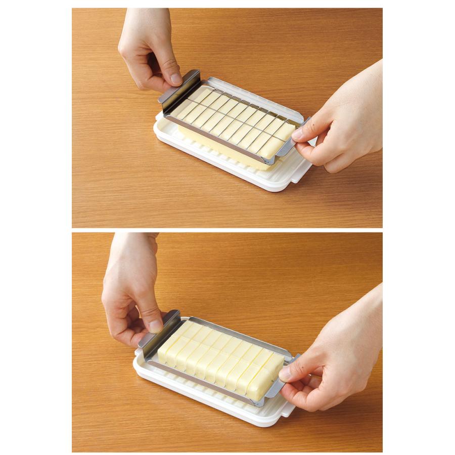 日本製 ステンレス バターカッター&ケース 新型 市販バター200g 日本製 ステンレス バターカッター&ケース 新型 市販バター200g