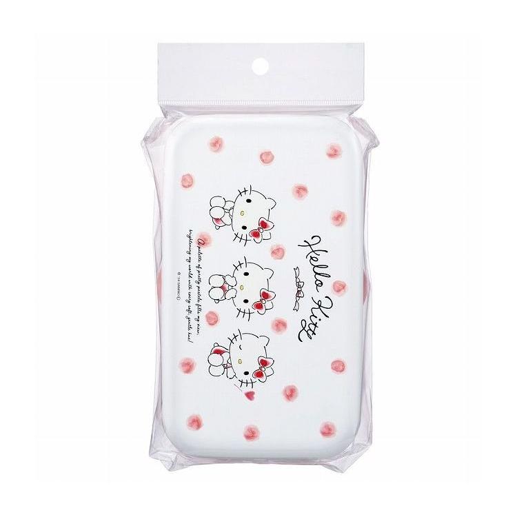 ハローキティ サンリオ sanrio 水彩コスメ カトラリー付き 弁当箱