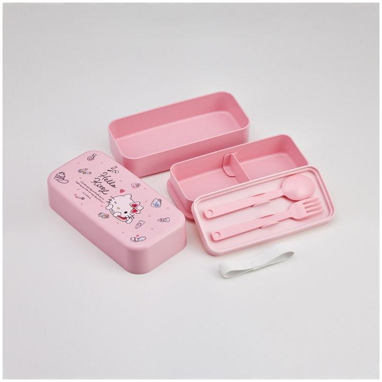 ハローキティ サンリオ sanrio 水彩コスメ ランチボックス 1000ml 2段