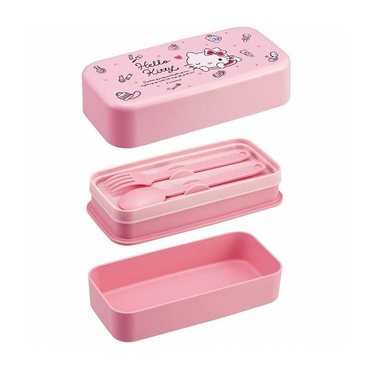 ハローキティ サンリオ sanrio 水彩コスメ ランチボックス 1000ml 2段